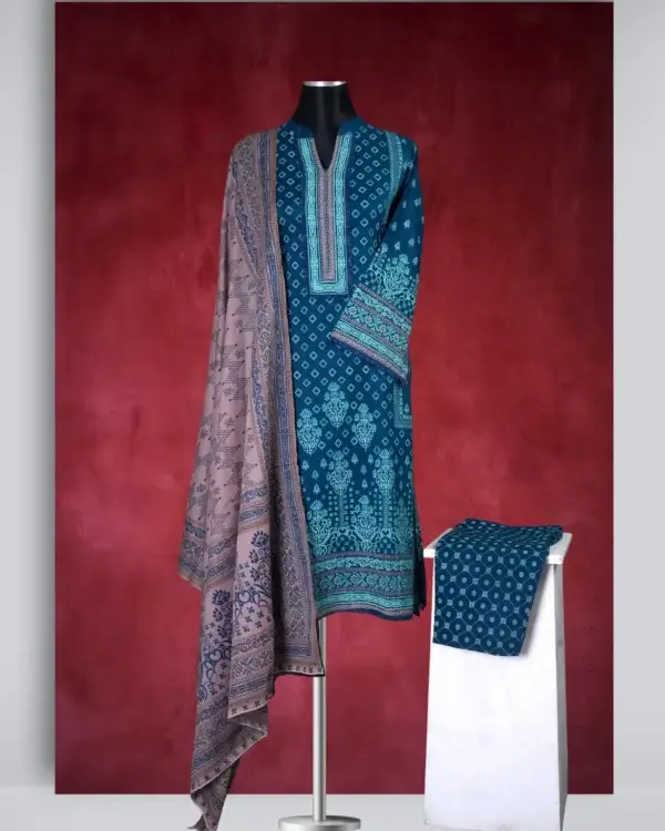 Chaiti Pure Cotton Embroidered Three Piece