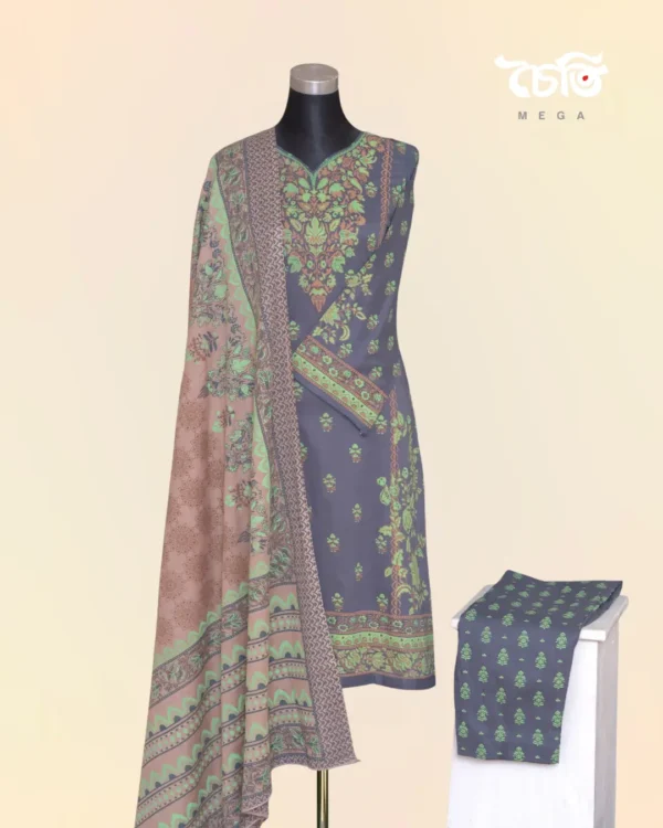 Chaiti Pure Cotton Three Piece