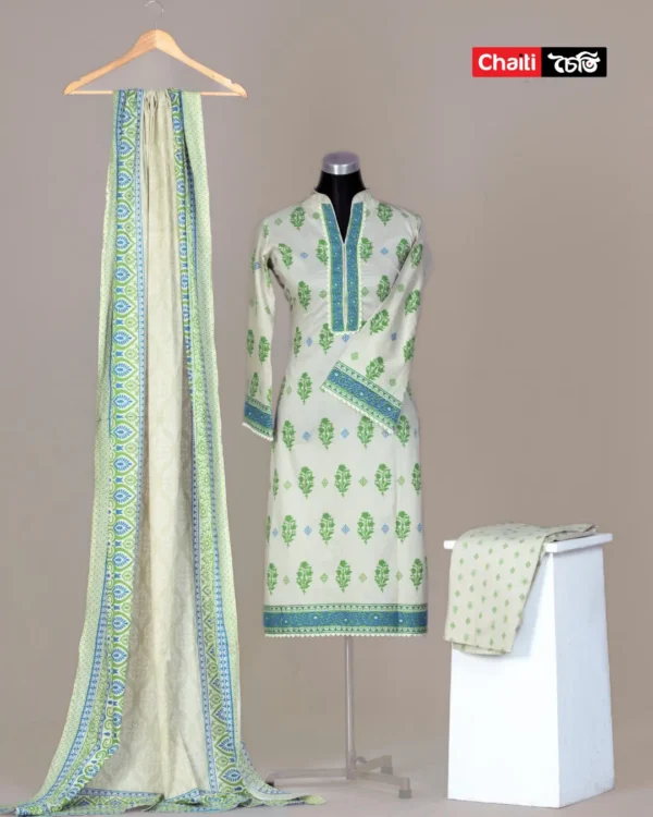 Chaiti Pure Cotton Three Piece