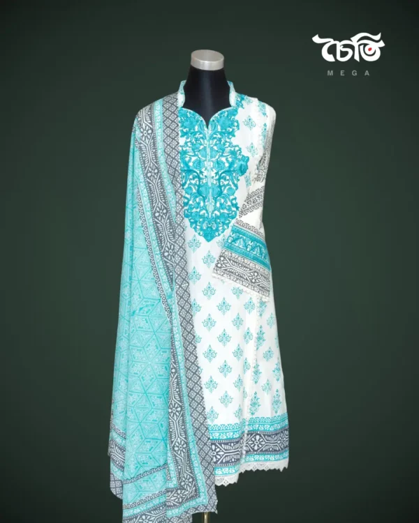 Chaiti Premium Cotton Three piece