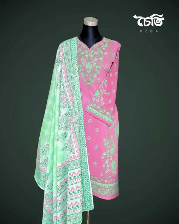 Chaiti Pure Cotton Three Piece