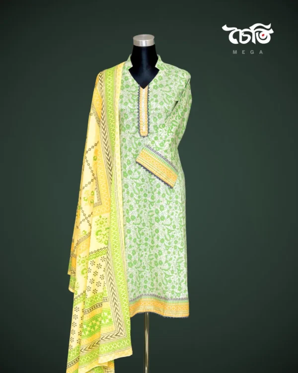 Chaiti Pure Cotton Three Piece
