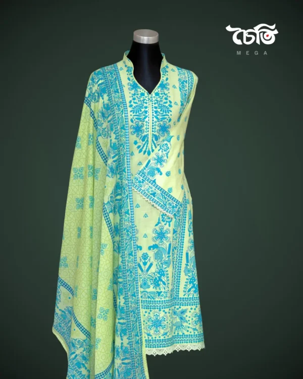 Chaiti Premium Cotton Three piece