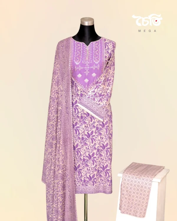 Chaiti Pure Cotton Three Piece