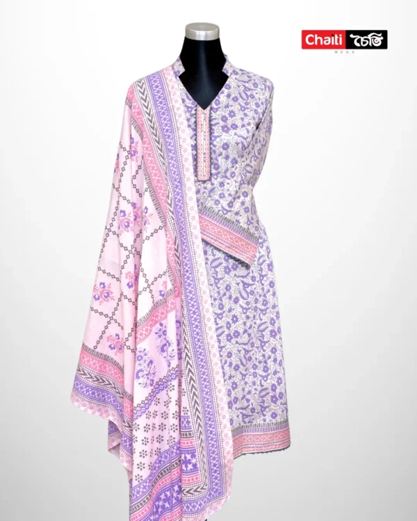 Chaiti Pure Cotton Three Piece