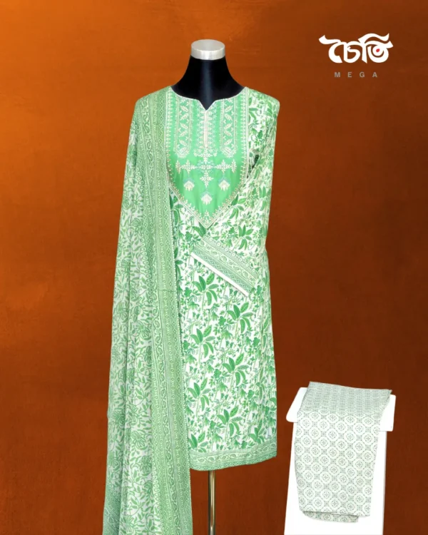 Chaiti Pure Cotton Three Piece