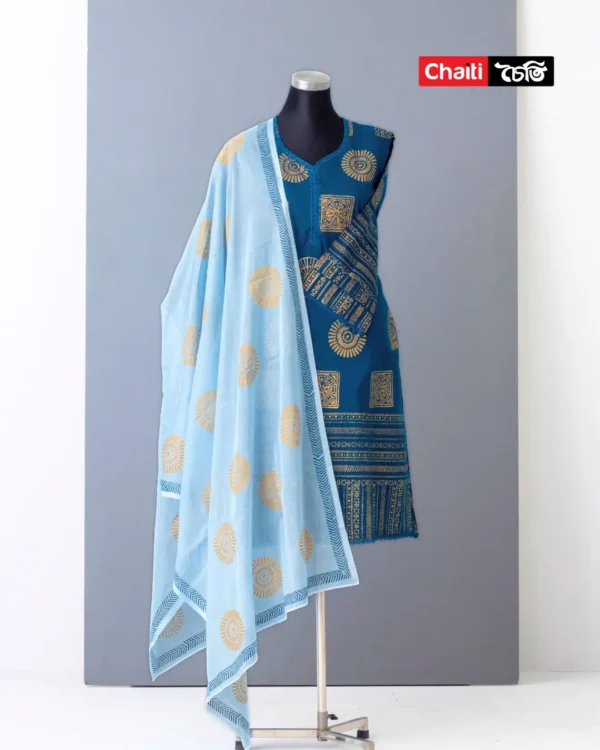 Chaiti Pure Cotton Three Piece