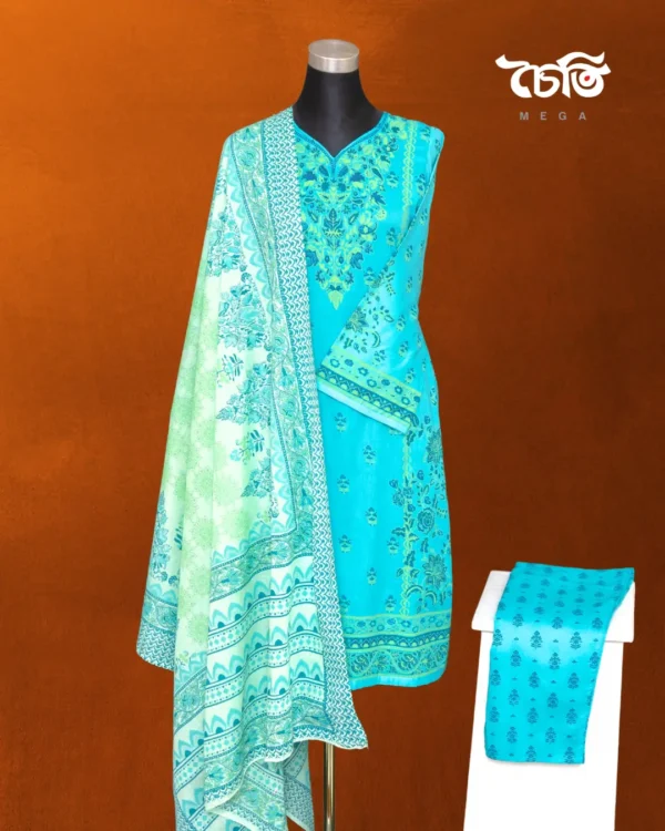 Chaiti Pure Cotton Three Piece