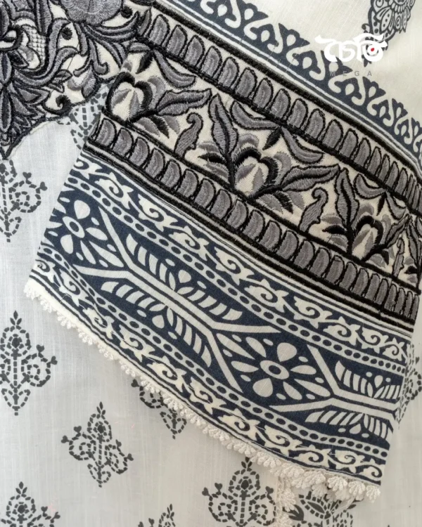 Chaiti Premium Cotton Three Piece - Image 3