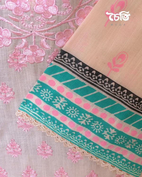 Chaiti Premium Cotton Three Piece - Image 3