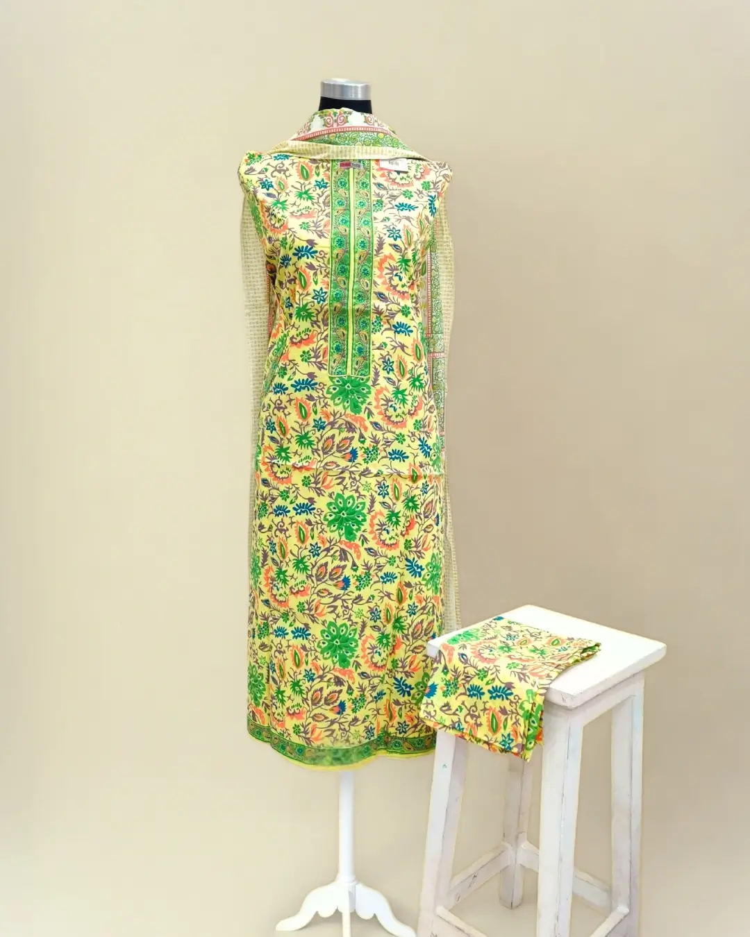 Chaiti Pure Cotton Three Piece