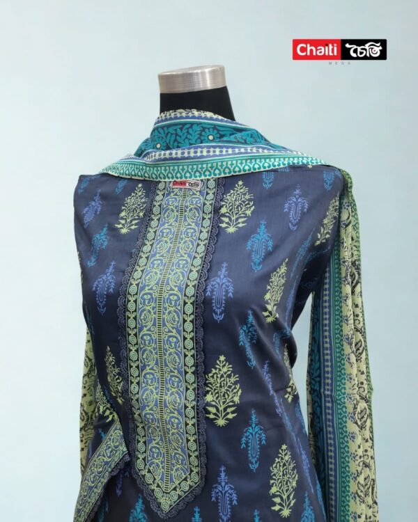 Chaiti Premium Cotton Three Piece - Image 2