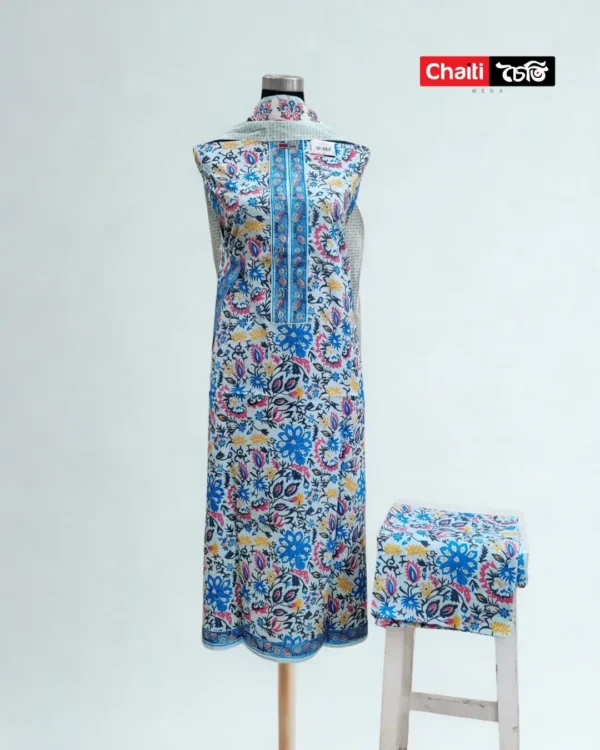 Chaiti Premium Cotton Three Piece