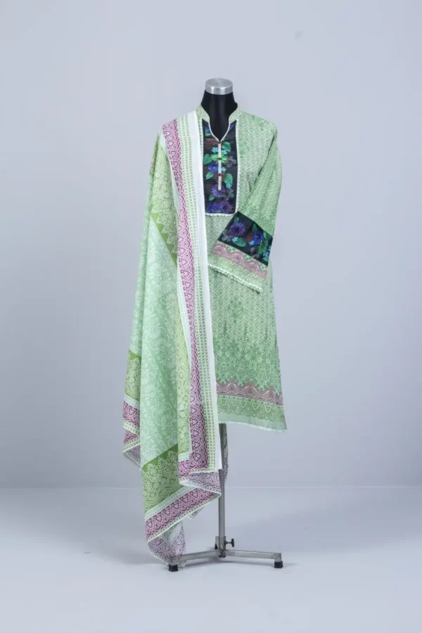 Chaiti Premium Cotton Three Piece